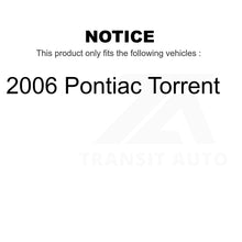 Charger l&#39;image dans la galerie, Front Ceramic Brake Pads And Rear Parking Shoes Kit For 2006 Pontiac Torrent