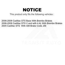 Load image into Gallery viewer, Front Ceramic Brake Pads And Rear Parking Shoes Kit For Cadillac STS