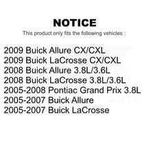 Load image into Gallery viewer, Front Rear Ceramic Brake Pads Kit For Pontiac Grand Prix Buick LaCrosse Allure