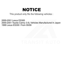 Load image into Gallery viewer, Front Rear Ceramic Brake Pads Kit For Toyota Camry Lexus ES300