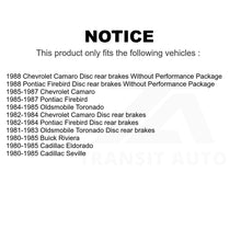 Load image into Gallery viewer, Front Rear Ceramic Brake Pads Kit For Chevrolet Camaro Pontiac Firebird Cadillac