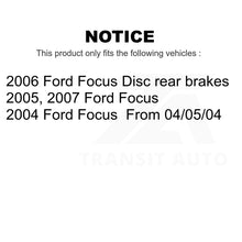 Load image into Gallery viewer, Front Rear Ceramic Brake Pads Kit For Ford Focus