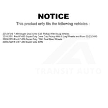 Charger l&#39;image dans la galerie, Front Rear Ceramic Brake Pads Kit For Ford F-250 Super Duty F-350 F-450