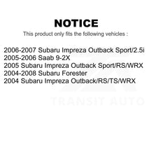 Load image into Gallery viewer, Front Rear Ceramic Brake Pads Kit For Subaru Forester Impreza Saab 9-2X