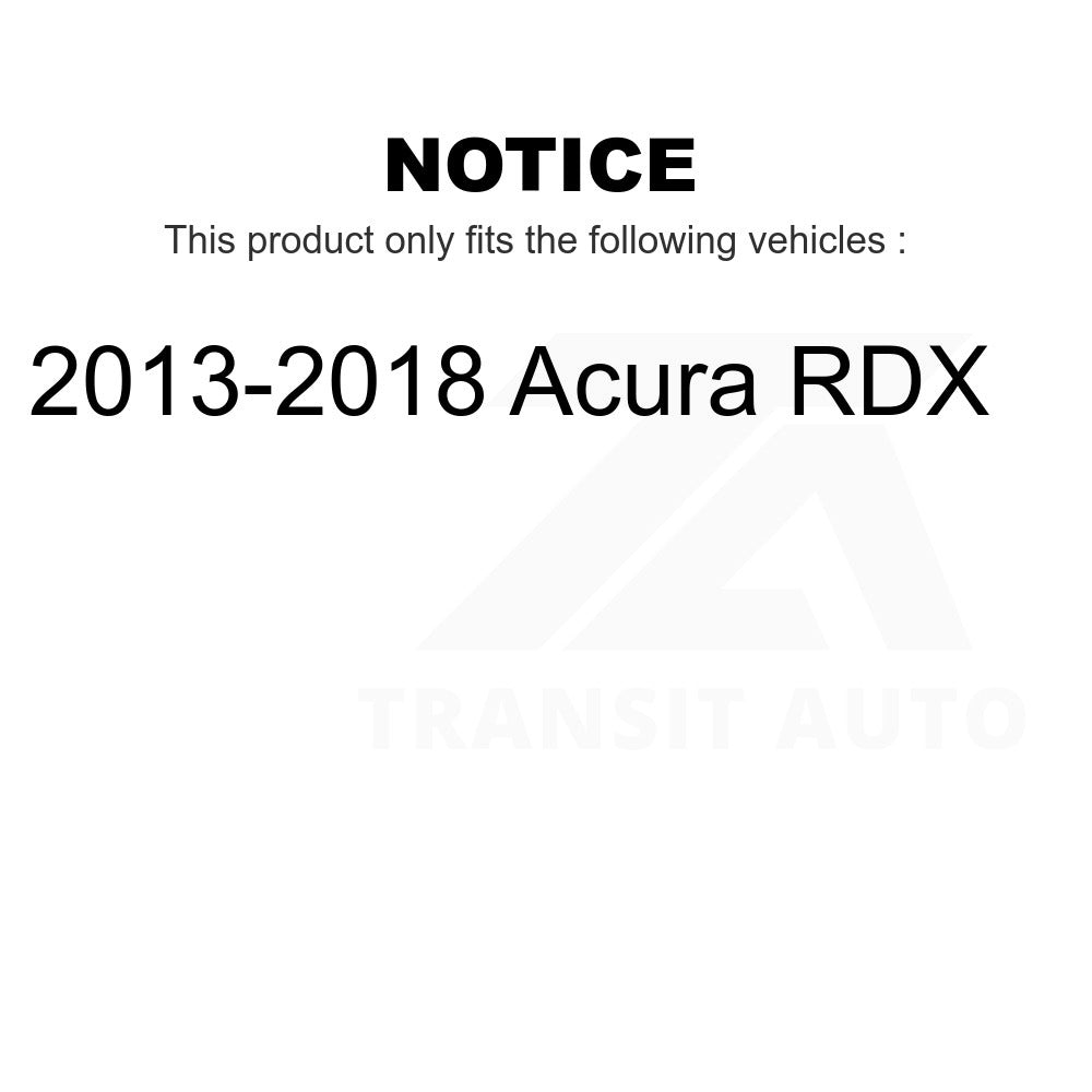 Front Rear Ceramic Brake Pads Kit For 2013-2018 Acura RDX