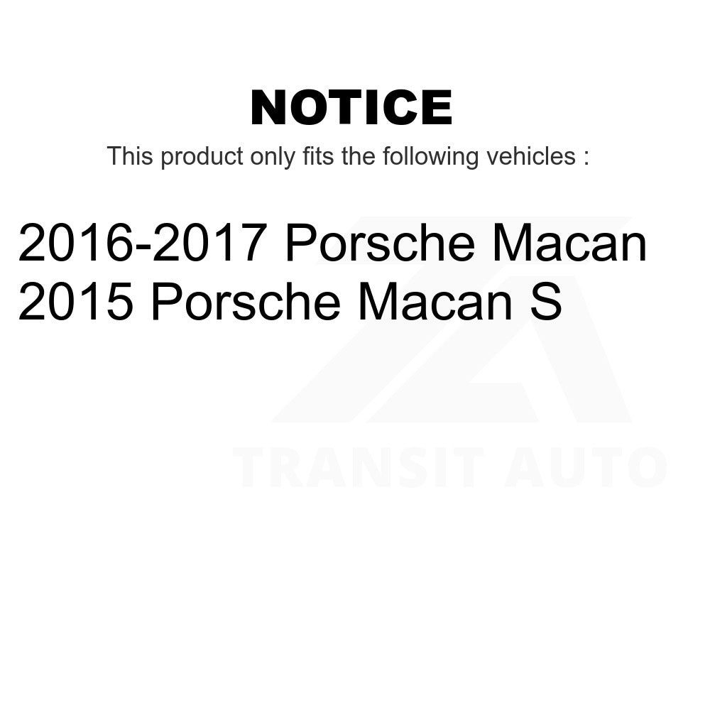 Front Rear Ceramic Brake Pads Kit For Porsche Macan