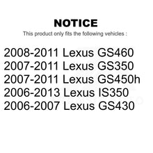 Load image into Gallery viewer, Front Rear Ceramic Brake Pads Kit For Lexus GS350 IS350 GS430 GS450h GS460