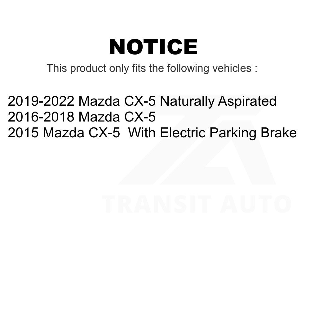 Front Rear Ceramic Brake Pads Kit For Mazda CX-5