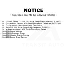 Load image into Gallery viewer, Front Rear Ceramic Brake Pad Kit For Dodge Grand Caravan Chrysler Town &amp; Country