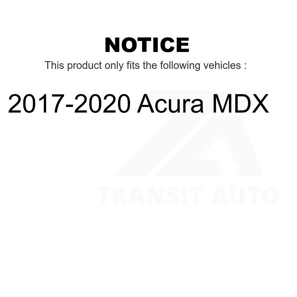 Front Rear Ceramic Brake Pads Kit For 2017-2020 Acura MDX