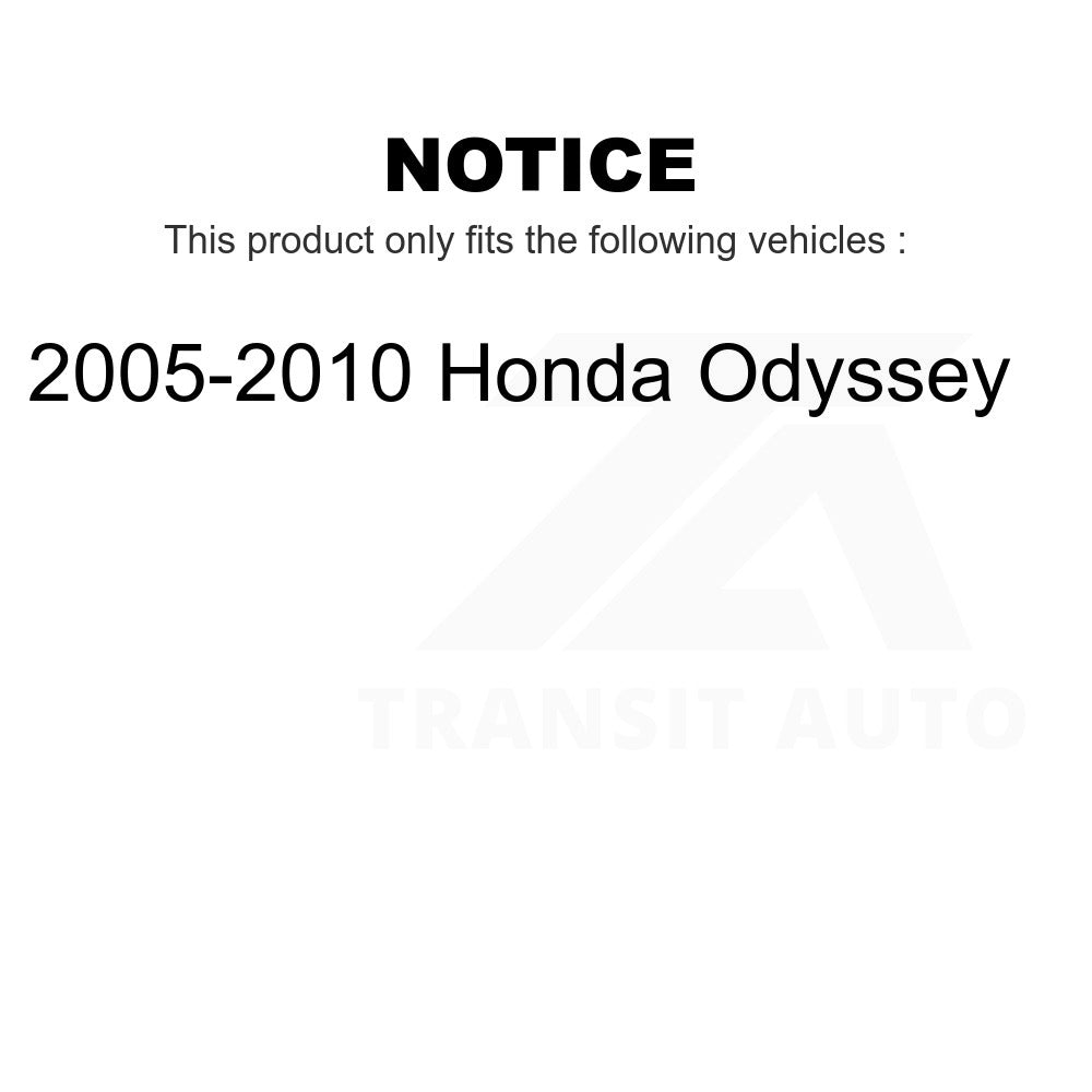 Kit de plaquettes de frein en céramique avant et arrière, pour Honda Odyssey 2005 – 2010 