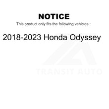 Charger l&#39;image dans la galerie, Kit de plaquettes de frein en céramique avant et arrière pour Honda Odyssey 2018-2023 