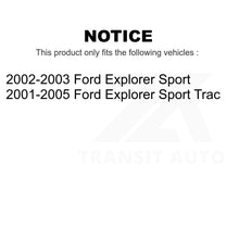 Charger l&#39;image dans la galerie, Front Rear Ceramic Brake Pads Kit For Ford Explorer Sport Trac