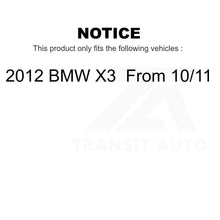 Charger l&#39;image dans la galerie, Front Rear Ceramic Brake Pads Kit For 2012 BMW X3 From 10 11