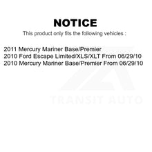 Load image into Gallery viewer, Front Rear Ceramic Brake Pads Kit For Ford Escape Mercury Mariner