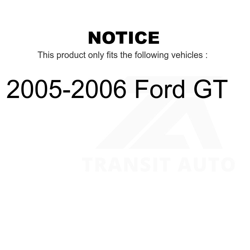 Front Rear Ceramic Brake Pads Kit For 2005-2006 Ford GT