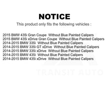 Charger l'image dans la galerie, Front Rear Drilled Slot Brake Rotors Ceramic Pad Kit For BMW 435i 335i xDrive GT