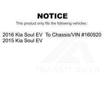 Load image into Gallery viewer, Front Rear Coated Drilled Slot Disc Brake Rotors Ceramic Pad Kit For Kia Soul EV