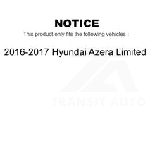 Charger l'image dans la galerie, Front Rear Drill Slot Disc Brake Rotor Ceramic Pad Kit For Hyundai Azera Limited