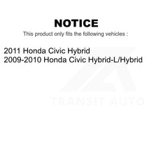 Load image into Gallery viewer, Front Rear Coated Drilled Slot Disc Brake Rotors Ceramic Pad Kit For Honda Civic