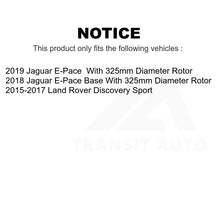 Load image into Gallery viewer, Front Rear Drill Slot Brake Rotor Ceramic Pad Kit For Land Rover Discovery Sport