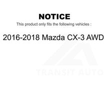 Load image into Gallery viewer, [Front+Rear] 2016-2018 Mazda CX-3 AWD Performance Drilled &amp; Slotted Brake Rotor &amp; Ceramic Pads Kit For Max Braking