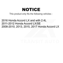 Load image into Gallery viewer, Front Rear Coated Drilled Slot Disc Brake Rotor Ceramic Pad Kit For Honda Accord