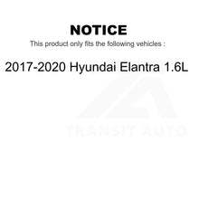 Load image into Gallery viewer, Front Rear Drill Slot Brake Rotor Ceramic Pad Kit For 17-20 Hyundai Elantra 1.6L
