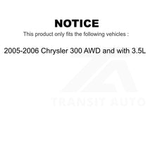 Charger l'image dans la galerie, Front Rear Drill Slot Brake Rotor Ceramic Pad Kit For Chrysler 300 AWD with 3.5L