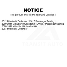 Charger l'image dans la galerie, Front Rear Drill Slot Disc Brake Rotors Ceramic Pad Kit For Mitsubishi Outlander