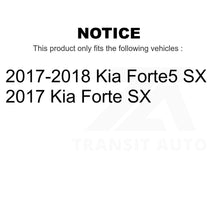 Charger l'image dans la galerie, Front Rear Drilled Slot Disc Brake Rotor Ceramic Pad Kit For Kia Forte Forte5 SX