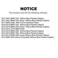 Charger l'image dans la galerie, Front Rear Drilled Slot Brake Rotors Ceramic Pad Kit For BMW 328i 320i 428i 228i