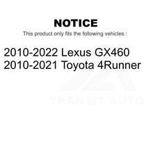 Charger l'image dans la galerie, Front Rear Drill Slot Brake Rotor Ceramic Pad Kit For Toyota 4Runner Lexus GX460