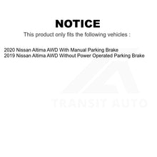 Load image into Gallery viewer, [Front+Rear] 19-20 Nissan Altima AWD Performance Drilled &amp; Slotted Brake Rotor &amp; Ceramic Pads Kit For Max Braking