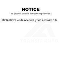 Load image into Gallery viewer, Front Rear Coated Drilled Slot Disc Brake Rotor Ceramic Pad Kit For Honda Accord