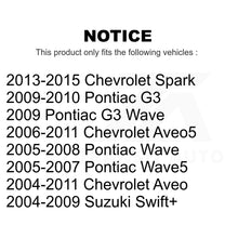 Load image into Gallery viewer, Front Rear Semi-Metallic Brake Pads Drum Shoe Kit For Chevrolet Aveo Spark Aveo5