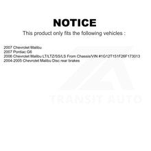 Charger l'image dans la galerie, Front Rear Semi-Metallic Brake Pads &amp; Drum Shoe Kit For Chevrolet Malibu Pontiac