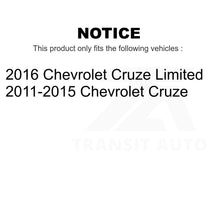 Load image into Gallery viewer, Front Rear Semi-Metallic Brake Pads &amp; Drum Shoes Kit For Chevrolet Cruze Limited