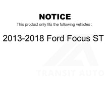 Charger l'image dans la galerie, Front Rear Semi-Metallic Brake Pads &amp; Drum Shoes Kit For 2013-2018 Ford Focus ST