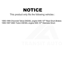 Charger l'image dans la galerie, Front Rear Semi-Metallic Brake Pads Drum Shoes Kit For Chevrolet Tahoe GMC Yukon