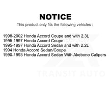 Charger l'image dans la galerie, Front Rear Semi-Metallic Brake Pads And Drum Shoes Kit For Honda Accord