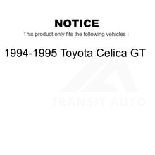 Charger l'image dans la galerie, Front Rear Semi-Metallic Brake Pads Drum Shoe Kit For 1994-1995 Toyota Celica GT