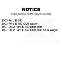 Charger l'image dans la galerie, Front Rear Semi-Metallic Brake Pads Drum Shoes Kit For Ford E-150 Econoline Club