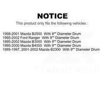 Charger l'image dans la galerie, Front Rear Semi-Metallic Brake Pads &amp; Drum Shoes Kit For Ford Ranger Mazda B3000