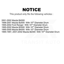 Charger l'image dans la galerie, Front Rear Semi-Metallic Brake Pads &amp; Drum Shoes Kit For Ford Ranger Mazda B3000