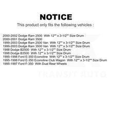 Load image into Gallery viewer, Front Rear Semi-Metallic Brake Pads Drum Shoes Kit For Dodge Ford Ram 2500 F-350