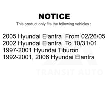 Load image into Gallery viewer, Front Rear Semi-Metallic Brake Pads &amp; Drum Shoes Kit For Hyundai Elantra Tiburon