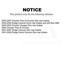 Load image into Gallery viewer, Front Rear Semi-Metallic Brake Pads And Drum Shoes Kit For Dodge Chrysler Town &amp;