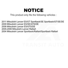 Charger l'image dans la galerie, Front Rear Semi-Metallic Brake Pads And Drum Shoes Kit For Mitsubishi Lancer