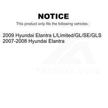 Charger l'image dans la galerie, Front Rear Semi-Metallic Brake Pads And Drum Shoes Kit For Hyundai Elantra